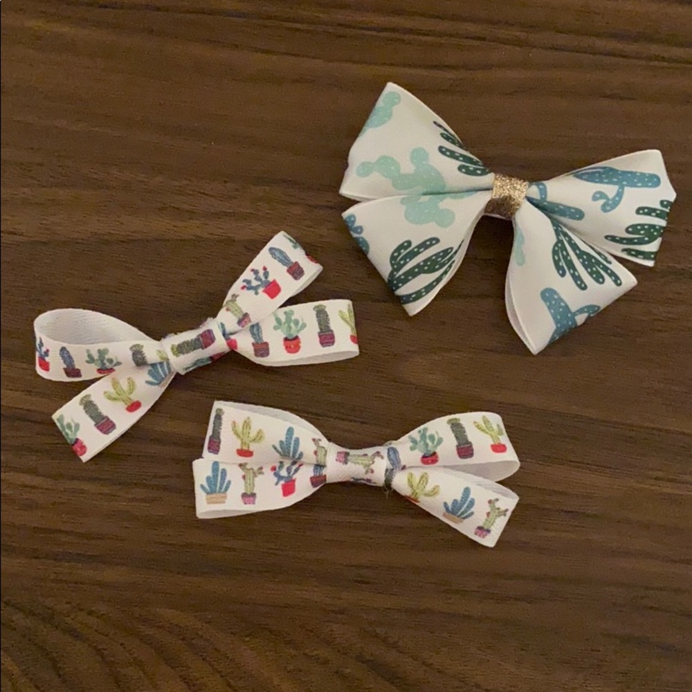 Handmade Cactus Bows